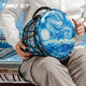 Tuoning genuine 10-inch children's lightweight African drums adult teacher recommends Lijiang hand drums for beginners percussion instruments 10-inch starry sky blue + thickened drum bag