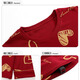 Catman Snake Year Pajamas Primavera y otoño Cotton Pure Manga larga 100% Cotton Home Traje Invierno Rojo Año de la nación Set 9226 XL (peso sugerido 110-140Jin [Jin es igual a 0,5 kg])