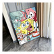 DIY Digital Oil Painting SpongeBob Doraemon niedliche handgesperrte handgedrückte Ölmalerei DIY Färbung 1048 50*65 gestreckte 2,5 cm verdickte Rahmen