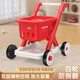 BEDOCHI Child's Cart Cart Baby Walker Baby Walker Walker Walker Hand Poussant Toddler Walker poussette à fraise rouge Lumière + poignée réglable