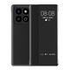 Yise Master anwendbar, um Ehren von Mobiltelefonen zu ehren 60plus Mobiltelefon Fall Flip-Top Business Herren transparentes weibliches Objektiv mit Vollauflebnis Silikon Anti-Fall-Fall-Fall [Schwarz] -Full-Film 60 Plus