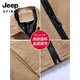 
JEEP SPIRIT Jeep Men's Jacket Spring and Autumn Trendy Lapel Long Sleeve Shirt Casual and Versatile Pure Cotton Loose Working Denim Clip 9901 Military Green M