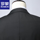 Костюм Romon Men's Business Casual Slim Fit Formal Wear For Work Interview Professional Suit Groom Wedding Dress Set 502 серый двухконтактный набор из трех частей (костюм + жилет 190 (175-190Jin [Jin равно 0,5 кг]) 4xl