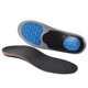 Hi-foot adult ACF energy-absorbing insole anti-cushioning 90% energy-absorbing insole basketball running high elastic shock-absorbing and breathable comfort full pad ACF artificial cartilage energy-absorbing knee pad/black sizes 41-42
