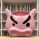 Miaofan creative pen holder desktop ornaments for children to send teacher handicrafts stationery storage box cute cartoon pig student yellow [fatty]