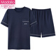 Pajamas modal Les shorts minces en coton pur d'été pour hommes peuvent être portés à l'extérieur pour le jeu de vêtements pour la maison cool de taille plus décontractée 9922 # xl [suggéré 120-140jin [Jin est égal à 0,5 kg]]]