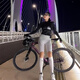 Summer cycling suits for women in spring and autumn road bike riding suits for men long-sleeved tops for bicycle road bike riding clothes quick drying white-summer XS
