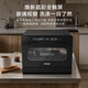 8 sets of Haier desktop dishwashers 25-year-old new product Xiaohaibei small household countertop dishwasher with double spray UV single disinfection, cleaning and storage integrated glass window conventional warehouse secondary water efficiency丨7-day storage丨99.999% sterilization rate