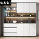 JPHZNB2025新款餐边柜高柜一体靠墙现代简约轻奢客厅餐厅家用茶水酒柜收 款12240*40*220包安装