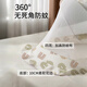 Beichuzhong baby mosquito net cover foldable mosquito net cover on baby bed without installation for home portable children's yurt [Three-color rainbow] dark-shading model - medium 2025 new newborn full-cover type without punching mosquito net
