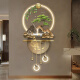 Zeichnen der Stadt Fulu Jinshan Eingang Dekorative Malerei Landschaft hochrangiger dreidimensionaler LED-Wandlampenmalerei Eingangsflur und Korridorhängung Fulu Jinshan ZP4836+ZP4837+ZP4839 60*130 cm gewöhnliche Hängsmalerei ohne Lichter