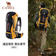 骆驼（CAMEL）登山男女户外徒步露营双肩背包大容量多功能旅行7S3AC3034A黑色