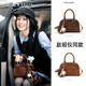 
CinvaiKrose [Same Model for Zhao Zhaoyi] Bag Women's Bag 2025 New Hand-Owned Bowling Bag One-Shoulder Crossbody Bag Birthday Gift Coffee Color [Give my girlfriend's wife and girls' gifts to heart]