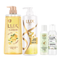 Lux (Lux) Jingui Youxiang Shampoo 750G + Osmanthus Gel 690G + Package de voyage 100gx2 (parfum aléatoire)