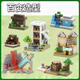 
Jiqile 2025 new Minecraft Magnetic Square Building Block Magnet Magnetic Stone Education Children's Assembly Toy Boy [Contains 6296 Powerful Small Magnets][Random