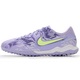 Nike (Nike) Legend 10 Football Shoes Men's 2025 Summer New Sports Shoes Men's Men's Grass Training Competition TF Chaussures de football à ongles brisés HF1591-500 / Purple / suggéré pour prendre une taille plus grande 40