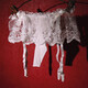 
Men's sexy thong underwear lace suspender underwear transparent low waist nishi sex underwear airplane jj cover bed black [sling] lace skirt [thong] opening