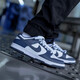 Nike (Nike) Schuhe Männer Dunk Low White und Navy Classic Classic Low Top Männer lässige Sneaker Leichte und bequeme Retro-Schuhe DD1391-400 White and Navy 41 41
