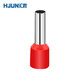 Huijun tubular terminal block cold-pressed terminal pre-insulated terminal brass wire connector red VE3516/200 only 35 square meters