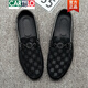 
CARTELO 2025 new shoes trendy bean shoes men's trendy Korean version of spring and autumn men's lazy shoes casual driving soft-soled leather shoes white 9851 43