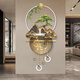 Zeichnen der Stadt Fulu Jinshan Eingang Dekorative Malerei Landschaft hochrangiger dreidimensionaler LED-Wandlampenmalerei Eingangsflur und Korridorhängung Fulu Jinshan ZP4836+ZP4837+ZP4839 60*130 cm gewöhnliche Hängsmalerei ohne Lichter