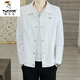 Woodpecker 2025 new men's jacket thin summer sun protection jacket casual high-end men's breathable ice silk jacket H672 white 3XL 155-170Jin Jin is equal to about 0.5 kg
