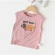 
Disney boys Modal sleeveless T-shirt small vest summer summer clothing children's clothing children's baby thin children's trend U13588 yellow 90 cm