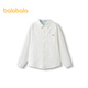 Balabala children's clothing boys long-sleeved shirts children's tops 2025 new spring wear college style versatile 209125102101