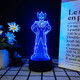 赛罗特利赛迦银河迪迦奥特曼大全3d小夜灯儿童玩具卧室USB插电灯 826特利迦 闪耀形态 白底：触摸+16色遥控