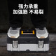 Qilu Anran plastic steel tool box 14-inch multi-functional thickened vehicle electrician household hardware tool storage box suitcase