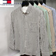 
Tommy Hee Kelly Tommy America Spring and Autumn New Men's Long Sleeve Shirt Anti-Wrinkle-Free-Iron High-end Casual Striped Shirt Jacket Trend C719 Blue XL 175/Suggested 130-145Jin [Jin equals 0.5 kg]