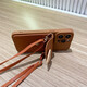 KPAY is suitable for Apple 16 promax mobile phone case lanyard iPhone 16 mobile phone case strap crossbody 16 mobile phone case simple milk tea love change card bag lens full cover [Apple phone case with love card bag + oblique cross lanyard] iPhone 16 promax