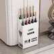 Creative umbrella rack storage rack commercial company hotel lobby classroom class long-handled umbrella bucket filterable water placement rack white
