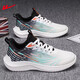 
Huili men's shoes sports shoes men's 2025 new spring shock-absorbing light running shoes men's shoes 1585 white, blue and yellow 39
