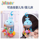 jollybaby婴儿童抽抽乐新生儿玩具宝宝0-1岁练习挂件摇铃拉拉 sozzy新款拉绳抽抽乐--正方形