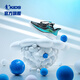 
Jordan QIAODAN light speed children's shoes children's sports shoes 2025 summer new product boys' big net breathable light running shoes black/ice blue 38