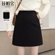 Sibaishe High Waist Skirt 2025 Autumn New Women's A-Line Simple Fashion Age-Reducing Temperament Short Skirt