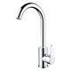 Kitchen sink faucet hot and cold sink faucet Big curve hot and cold kitchen faucet + 60cm pipe