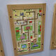 Hongtong Kindergarten Wandspielzeugkorridor Spiel Dekoration Kinder früh Bildung Montessori Unterricht AIDS Wandbetrieb Kognitiver Board Arbeit Simulationsspielplatte