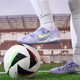 Nike (Nike) Legend 10 Football Shoes Men's 2025 Summer New Sports Shoes Men's Men's Grass Training Competition TF Chaussures de football à ongles brisés HF1591-500 / Purple / suggéré pour prendre une taille plus grande 40