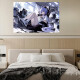 Genshin Impact Ganyu Liuhua 2d Goddess Modern E-Sports Room Internet Internet Poster Decoration y fea pegatina H4839-1 Ancho 15 Long 8 cm (tamaño móvil)