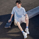 361 short-sleeved men's T-shirt summer pure cotton new sports running loose casual trendy top 652519106-2