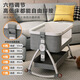 Habik Portable Movable Crible Pliable Hauteur Réglage de l'épissage grand lit Baby Cradle Bed BB lit Anti-Spill Milk Revat [Mattress + panier + table de couches]