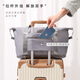 Easy Travel Package for men and women large capacity expansion can be used to trolley suitcase storage for delivery bag business trip duffel bag gray
