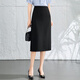 Troman Spring and Autumn New No-iron Suit Skirt Women's Long Over-the-Knee Fashionable Workwear Skirt Professional Skirt