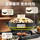 Kangshu Sunflower Casserole Combination Pack Buy One Get One Free Dry-cooked Non-Cracking Stew Pot for Household Gas Stoves Can Use Large Capacity Casserole Sunflower Casserole Buy One Get One Free 2500+ 1000ml