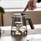 Tasse de pangdonglai de qualité tasse fluide de noix en bois séparation de thé en verre à la chaleur Thé à thé de fabrication <