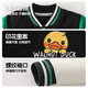 WALNUT DUCK little yellow duck baseball uniform 2025 spring new boys and girls versatile and cute jacket black 130