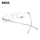 
HUGO BOSS Hugo Boss Glasses Frame Men's Business Frameless Titanium Alloy Frame Can Be Used with Degree Number Lenses 1423 2F7
