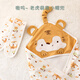 Bali Piggy Newborn Baby Blanket Summer Thin Cotton Maternity Room Blanket Spring and Autumn Newborn Swaddle Brown Smart Little Tiger 80x80cm